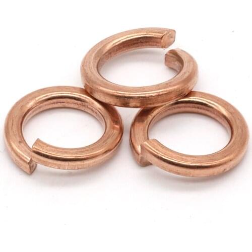 Copper open spring washer m3m4m5m6m8m10m12m16