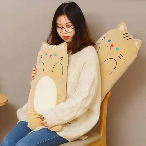 Stuffed Shiba Inu Cat Toy Pillow Sleeping Pillow Realistic Shiba Inu Cat Pillow Plush Toys Birthday Gifts for Boys and Girls