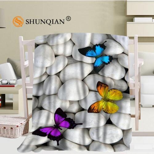 Custom Stones Blanket Soft DIY Your Picture Decoration Bedroom Size 56x80Inch,50X60Inch,40X50Inch A7.10