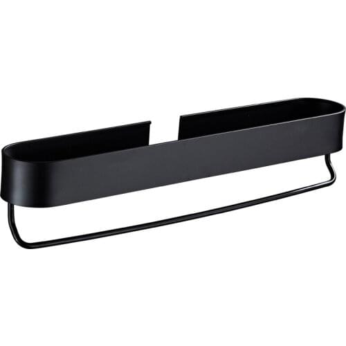 Wall Mounted Bath Towel Bar Holder Storage Rack Hanger For Bathroom Accessories Kitchen Shelves Basket Sets