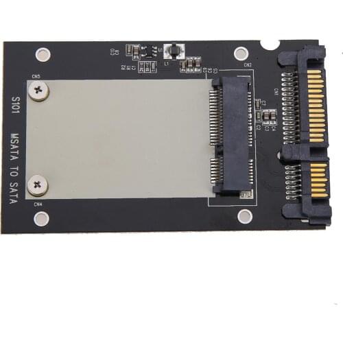 MSATA SSD to 2.5in SATA Convertor Adapter Card Computer Transition Card No Need Extra Power Adapter And Any Drivers