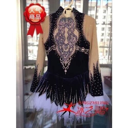 Figure Skating Dresses For Girls Graceful New Brand Custom Ice Skating Dresses For Competition DR4447