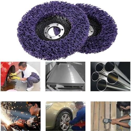 2pcs Rust Removal Grinding Disc Aluminum Paint Removal Abrasive Wheel Aluminum Stainless Steel 7/8 Inch Hole Grinding Disc