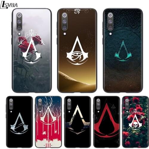 Silicone Black Cover Assassins Sign For Xiaomi Mi 11 10I 10T 10 9T 9SE 9 8 Note 10 Lite Pro 5G Ultra Phone Case