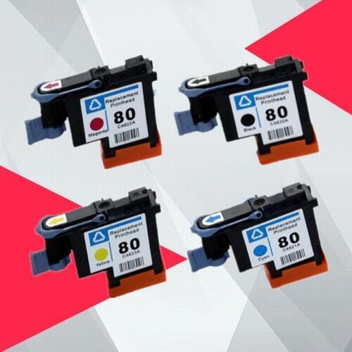 Compatible C4820A C4821A C4822A C4823A printhead for HP80 Designjet 1000 1050c 1055 Ink Cartridge print Head for hp 80