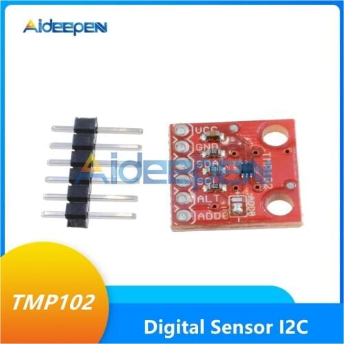 TMP102 Digital Temperature Sensor Module Breakout Board Two Wire I2C Serial Interface Fitering Capacitor
