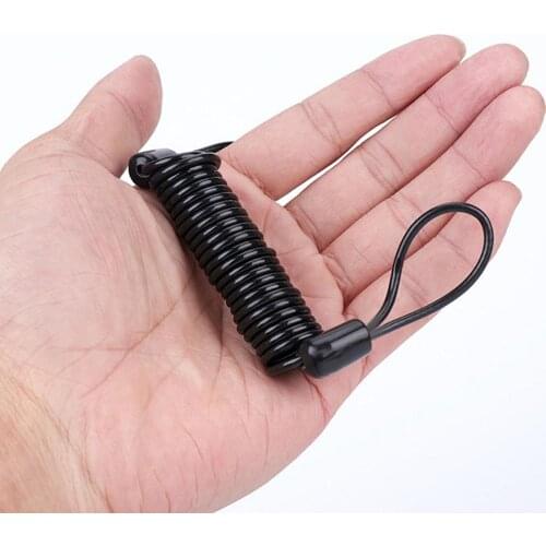 Bicycle Brake Reminder Rope Motorcycle Anti-Theft Reminder Cable Retractable Anti-Theft Spring Rope For Cycling Bike Accessory