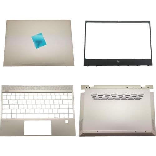 Brand New For HP ENVY 13-AQ TPN-W144 Laptop LCD Back Cover/Front Bezel/Palmrest Upper Case/Bottom Case Cover L54933-001 Golden