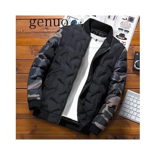 Winter Men Bomber Jacket Casual Cotton Thick Warm Parkas Coats Male Thermal Outwear Windbreaker Jackets Clothing 4XL