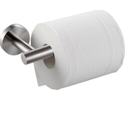 1PCS SUS304 Stainless Steel Toilet Paper Holder Bathroom Toilet Roll Holder For Paper Towel Square Bathroom Accessories