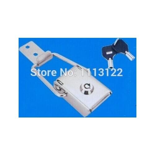 Stainless steel toggle lock LED advertising box lock LED light box lock J601 motorcycle side box hasp lock 1PC