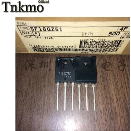 10PCS SF16GZ51 TO-3PF F16GZ51 SF16JZ51 F16JZ51 TO3PF 16A 400V/600V Power Thyristor free delivery