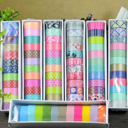 12 pcs Colorful Children Kids Photos Props Cartoon Tape for DIY Wedding Scrapbooking Decor Photo Album