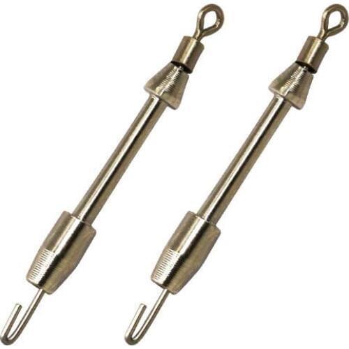 Shared With Fish 3pcs\lot metal lead sheath tube fishing swivel with open hook connector swivel stopper Fishing Accessories