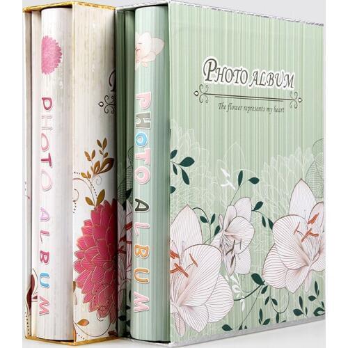 4D Large 6-inch Intert Photo Album 200 Pages Scrapbook Paper Baby Family for Lover Baby Wedding Stickers Scrapbooking foto