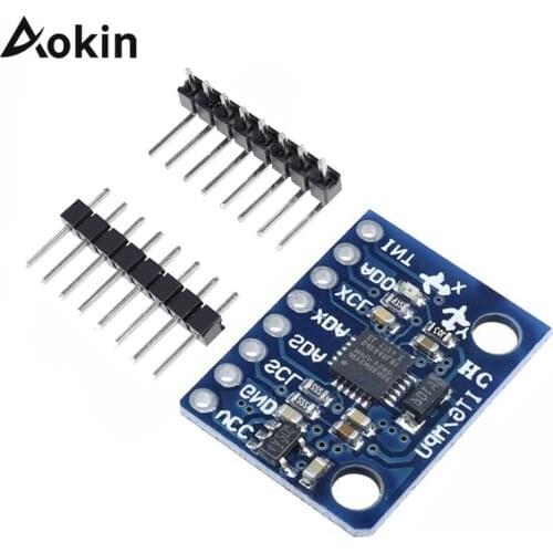 Aokin MPU-6050 MPU6050 GY-521 GY521 GY 521 MPU 6050 Module 3 Axis Analog Gyro Sensors Accelerometer diy Kit for arduino Kit