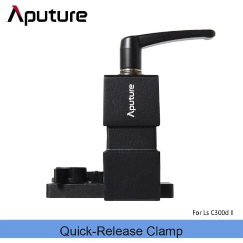 Aputure Quick-Release Clamp Light Stand Mount for Control Box for LS C300d II