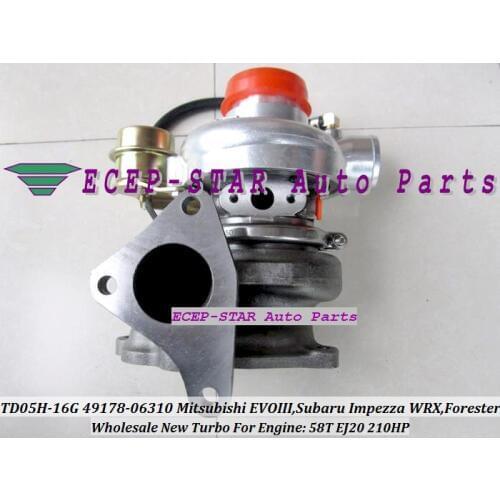 Free Ship TD05-16G 49178-06310 4412AA092 Turbo Turbocharger For Mitsubishi EVO 3 III For SUBARU Impreza WRX GT555 58T EJ20 2.0L