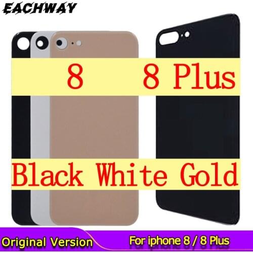 For Apple iPhone8 iPhone 8 Back Battery Cover Rear Glass Housing Case+Adhesive Sticker Repair Replacement Part For iphone 8 case