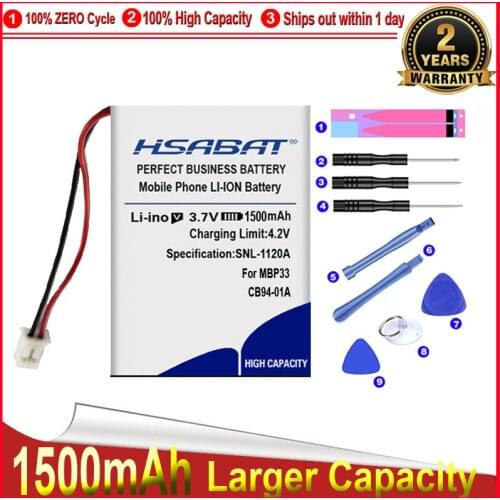 HSABAT 0 Cycle Battery for Motorola Baby monitor MBP18 MBP26 MBP27T MBP33 MBP34 MBP35 MBP36 MBP41 MBP43 TFL3X44AAA900 CB94-01A