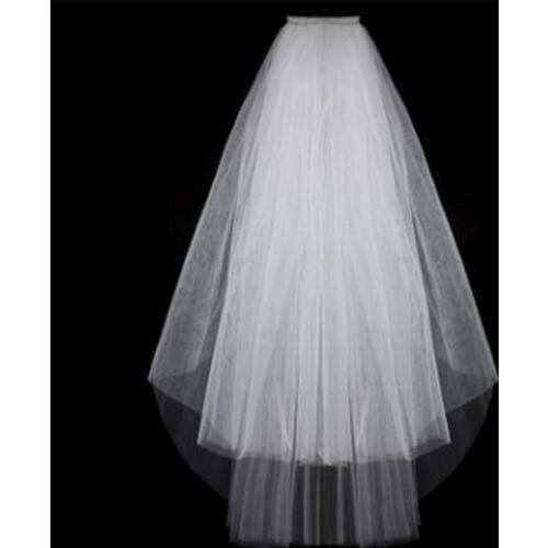 Short Tulle Wedding Veils Cheap White Ivory Bridal Veil for Bride for Mariage Wedding Accessories wedding veil short