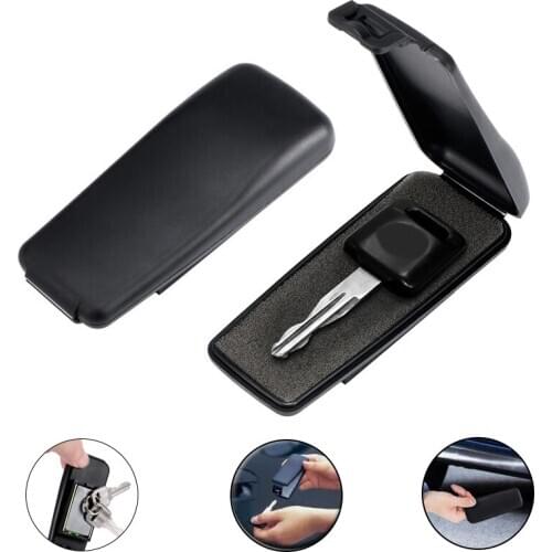 Magnetic Car key Holder case spare emergency Outdoor Stash Key Safe Box With Magnet For Home Office Car Truck Caravan Secret Box
