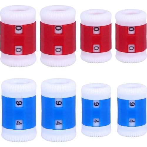 Nonvor 2/4pcs Plastic Knitting Needles Counter Plastic Knitting Tools Knitting Number Marker Tool Crochet Knitting Accessory