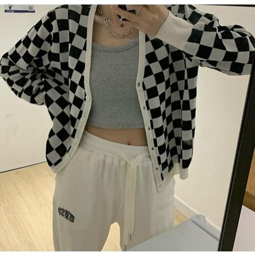 2021 New Sweater Autumn Womens Clothing College Style Outer Collar Lazy Retro Knitted Cardigan Thin Section