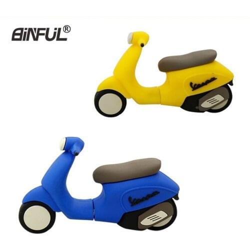 New style usb flash drive 64g Motorcycle pen drive 32g flash drive 16g 8g blue usb stick 4g Usb2.0 yellow memory pendrive