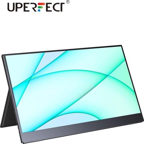 UPERFECT 15.6 Inch FHD 1080P IPS Portable Gaming Monitor For Game Consoles PS3 PS4 Macbook 13.3" Mini PC Computer With USB-C P