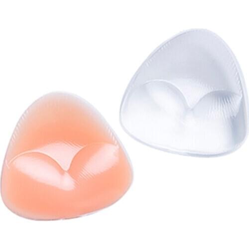 Transparent invisible thick silicone small breasts push up fake breasts to enlarge wedding dress insert bra pad CYHWR