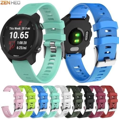 Watch Strap For Garmin Forerunner 245M 245 645/Vivoactive 3/Vivomove HR/Approach S40 Smart Watch Band Replacement Watchband