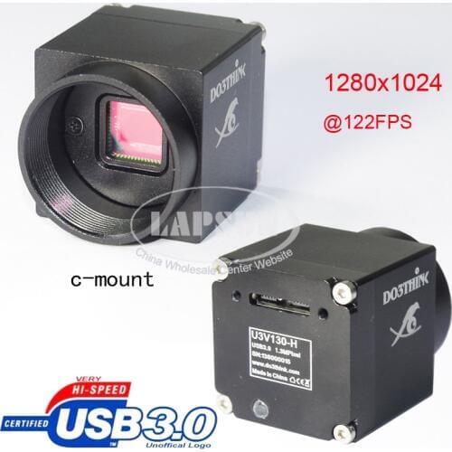 USB 3.0 High Speed HD 1280 * 1024 @ 122FPS C-mount Industrial Microscope Camera Assembly line Industrial Vision