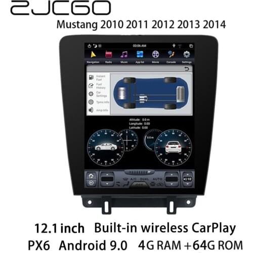 Car Multimedia Player Stereo GPS DVD Radio Navigation NAVI Android Screen Monitor for Ford Mustang 2010 2011 2012 2013 2014