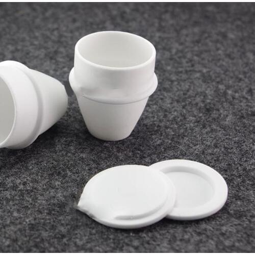 1pc Ash Determination Crucible MAGD1-002 for Industrial analyzer High Temperature Resistance Alumina Crucible Lab Supplies