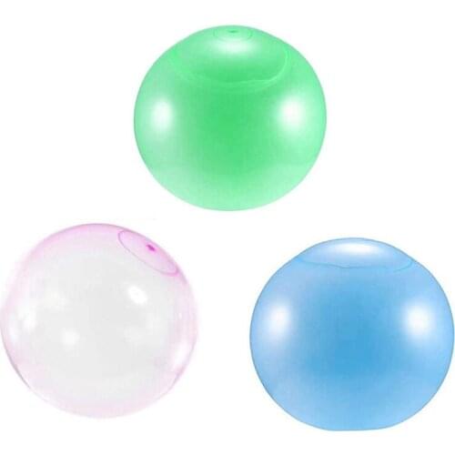 3Pack Water Filled Balls for Kids 120cm Giant Bubble Ball Inflatable Water Ball for Kids Outdoor Party Game Great Gifts