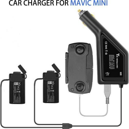 3 In1 Battery Car Charger For DJI Mavic Mini Fast Charging Drone Battery Chargers Accessories Outdoor Portable