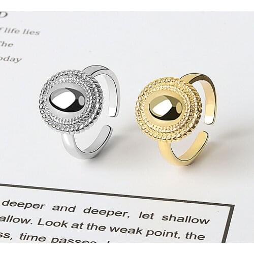 100% 925 Sterling Silver Trendy Sunflower Promotion Jewelry Ladies Finger Open Party Rings Hot Sell Cheap Gift