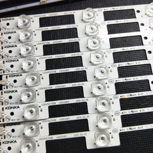 9Pieces/lot FOR Kon ka LED 43X2700B LCD backlight lamp 35020811 35020813 35021794
