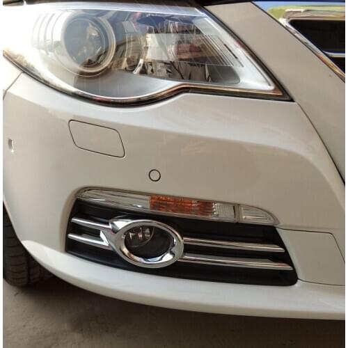 ABS Chrome Front Fog light Lamp Cover Trim for 2009-2012 Volkswagen PASSAT CC Car styling
