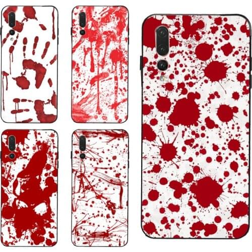 HALLOWEEN BLOODY SPLATTER Case For Huawei P30 Pro P20 P40 Mate 20 Lite P Smart 2019 Nova 5T Honor 8A 8X 9X 10i 20
