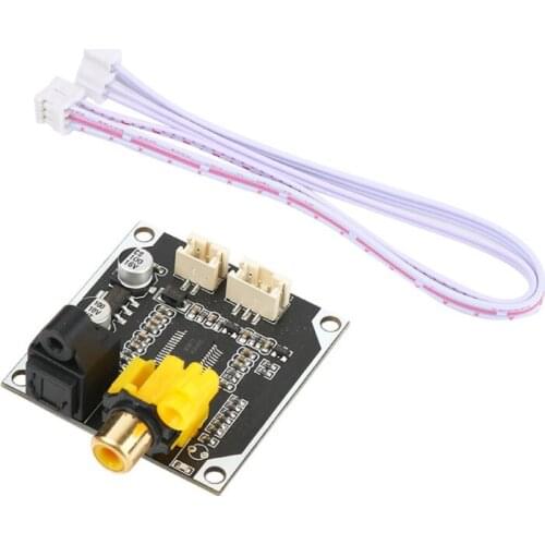 SOTAMIA DAC Digital Decoder Board CS8416 CS4344 Fiber Coaxial 24 Bit 192k HIFI Stereo Audio Output Home Theater Power Amplifier