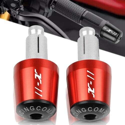 For Honda X-11 X11 1999-2002 2000 2001 22mm 7/8" Aluminum Handlebar Grips Ends Bar End Slider Plug Motorcycle