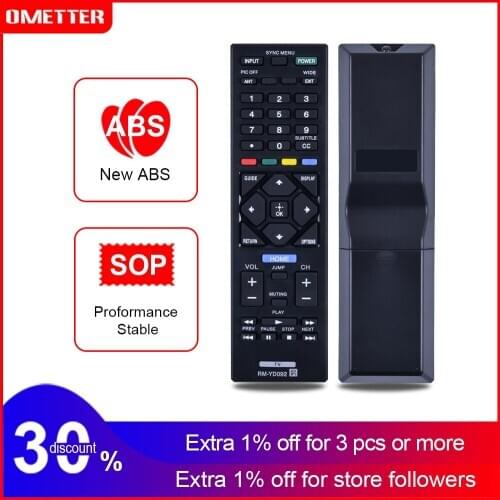 TV remote control use for sony RM-YD092 KDL-40R471A KDL-32R421A KDL-32R435B KDL-32R425B KDL-40R354B KDL-40R455A KDL-40R485B