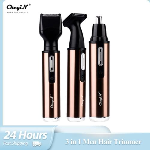 4 in 1 Electric Nose Ear Trimmer Multifunction Shaver Men Hair Removal Nose and Ear Beard Eyebrow Trimmer Safe Clipper Razor
