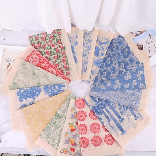 Pottery ceramics clay Transfer paper glaze underglaze flower paper Jingdezhen blue and white porcelain decal paper 54x37cm