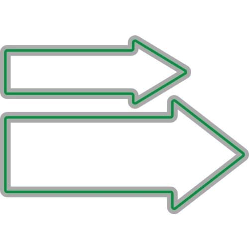 JMCRAFT 2021 Indicator Arrow Decoration Metal Cutting Dies DIY Scrapbook Handmade Paper Craft Metal Steel Template Dies