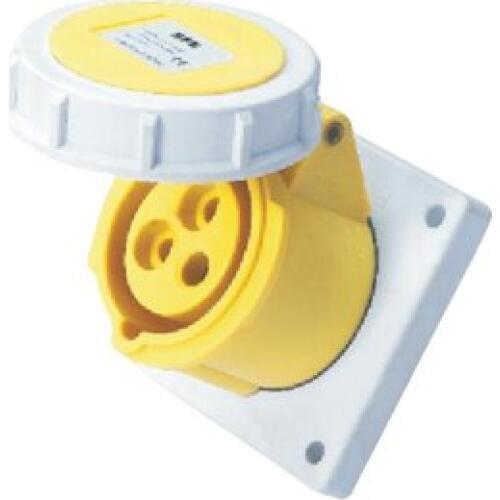 N-3232-4 32A 110-130V 3pin Industrial Direct Socket 2P+E with CE ROHS 1 Year Warranty IP67 Waterproof Connector