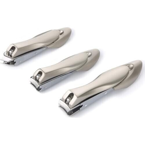5 sets Nail Clippers for Thick Nails Professional Nail Cutter Set with Catcher Stainless Steel Sturdy Trimmer Set for Men Women