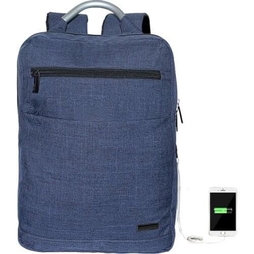 Nylon Laptop Men Backpack USB Charging Port Travel Bag Mochila Waterproof BackPack Notebook Charger Phone School Backpack Men